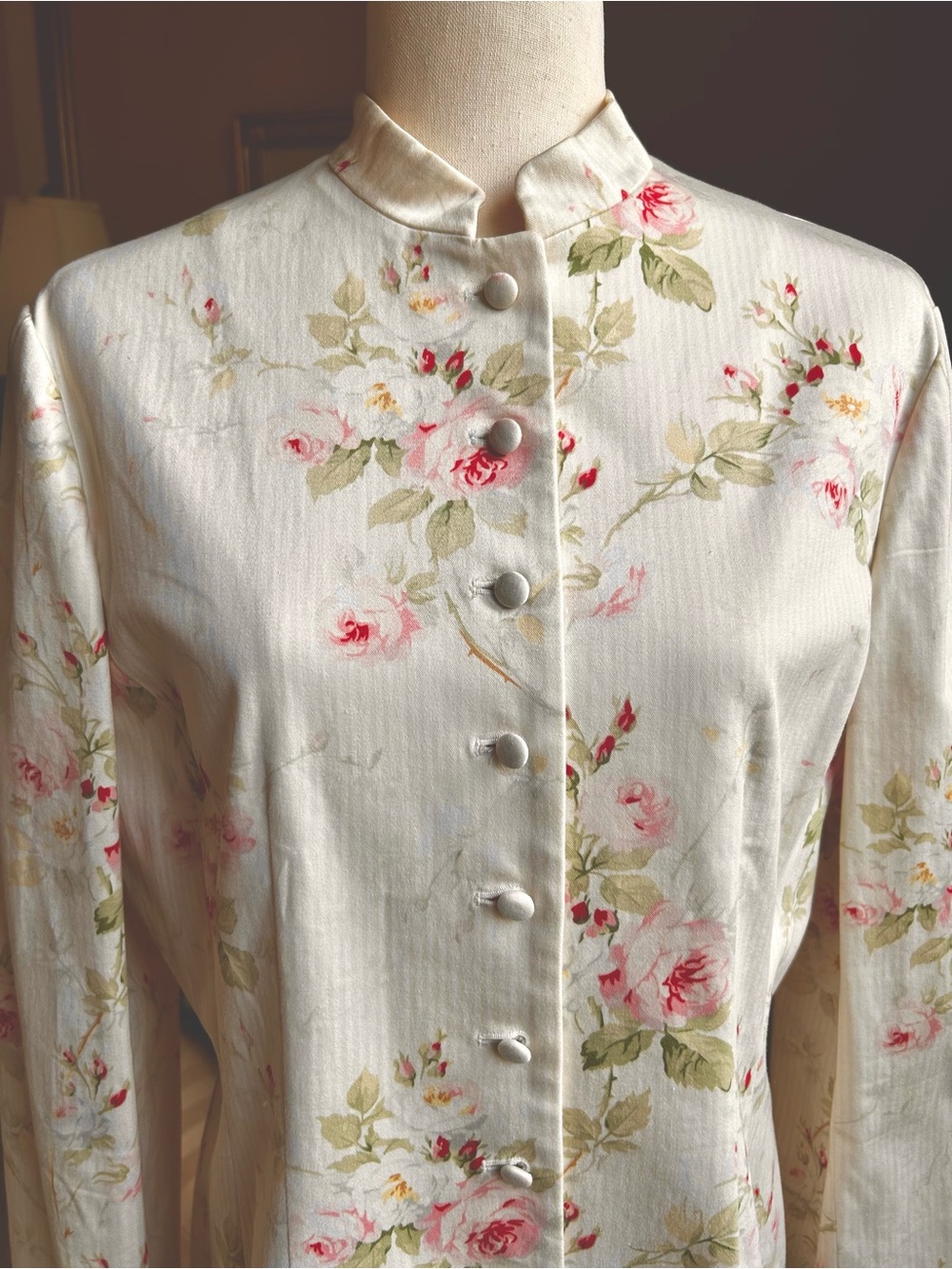 Vintage Lauren Ralph Lauren Floral Stretch Cotton Chintz Jacket (size notes)